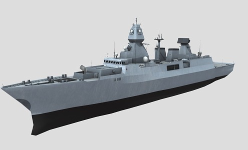 ship warship submarine aircraft carrier warship 3d model