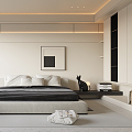 Modern Bedroom Home Master Bedroom 3d model