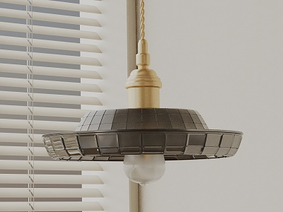 Modern chandelier 3d model