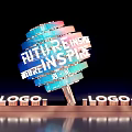 Colorful 3D Structure Photo Check In Spot with FUTURE INSPIRE Lettering and Logo Elements