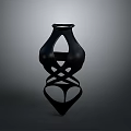 Elegant Black Hollow Out Design Fashion Clothing For Modern Wardrobe Style