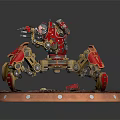 Modern Robot Mecha Warrior Sci-Fi Soldier Sci-Fi Warrior Mecha Soldier 3d model