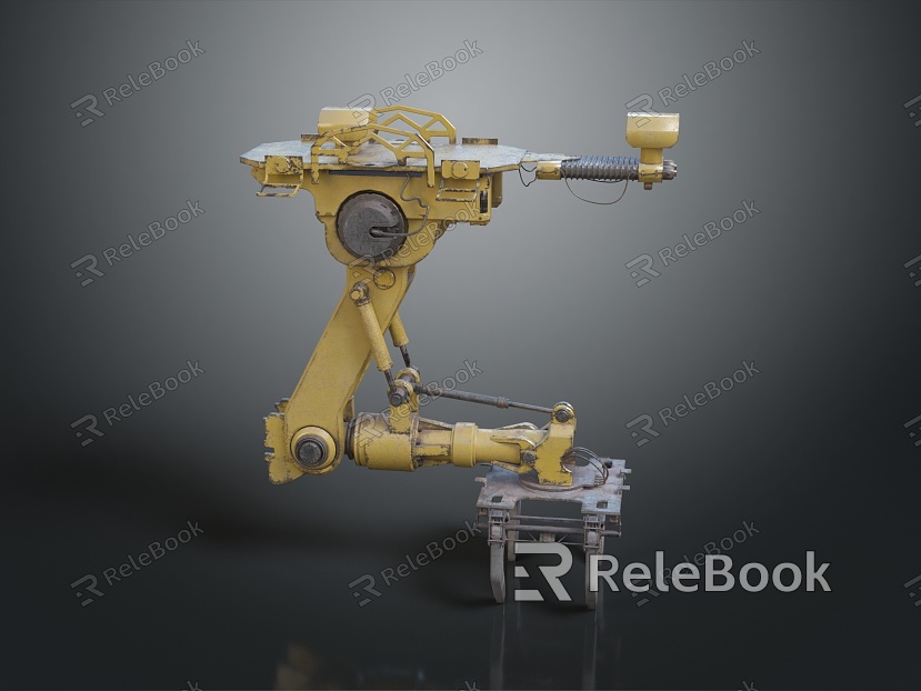 Modern Robot Arm Robot Arm Mechanical Arm Robot Arm Robot Head model