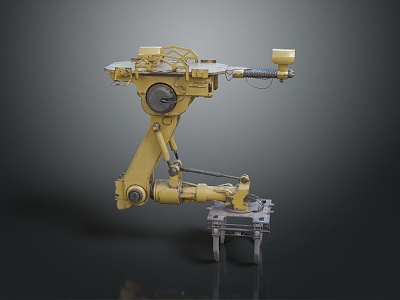 Modern Robot Arm Robot Arm Mechanical Arm Robot Arm Robot Head 3d model