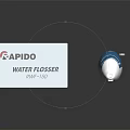 RAPIDO Water Flosser WF260 White Design With Packaging And Nozzle Accessory 3d model
