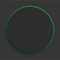 Practical Green Household Jar With Black Label And Gray Lid For Storage