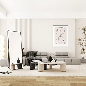 Living room 3d model