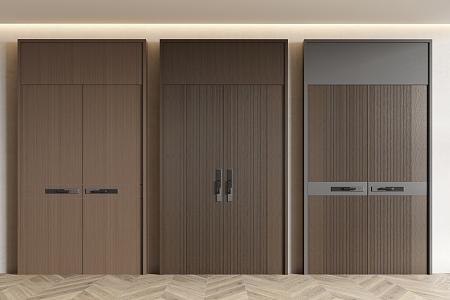 Double Door Double Door Office Door Villa Door Security Door Entry Door 3d model