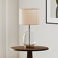 modern table lamp glass table lamp 3d model