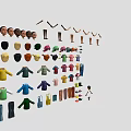 Assorted Ornament Decoration Set With Colorful Styles And Decorative Pieces For Home Decor