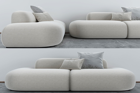 Modern Multiplayer Sofa 3d model