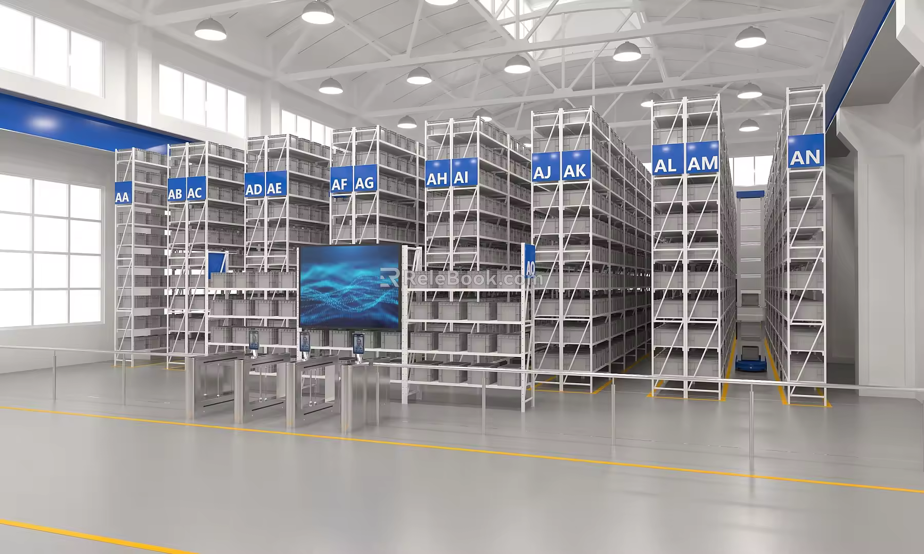 CTU Intelligent Warehouse 3d model