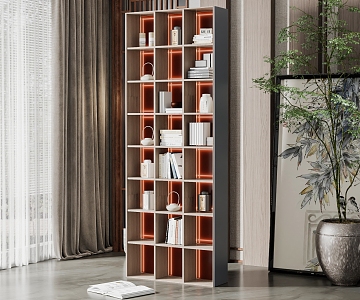 New Chinese Decorative Cabinet 3d model