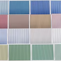 Colorful Striped Glass Panels In Various Pastel And Vibrant Hues