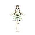 Second-dimensional noble sister beautiful girl princess 3d model