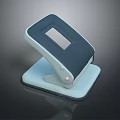 Light Blue And Dark Blue Ergonomic Hole Puncher For Office And Home Use