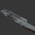Aircraft Carrier With Fighter Jets On Flight Deck Military Weapon Platform