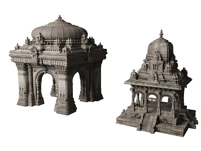 Indian Mayan Temple Ancient Architecture Ruins Roman Architecture Temple Architecture European Ancient Architecture 3d model