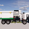 Reverse design of Lego toy car feature car transporter from assembly instructions 3d model