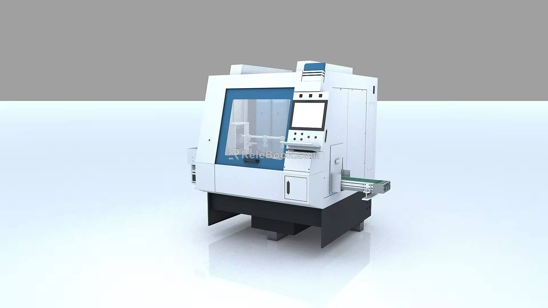 Four-station machine tool industrial equipment CNC machine tool machining center lathe milling machine drilling machinery equipment precision machine tools 3d model