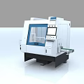 Four-station machine tool industrial equipment CNC machine tool machining center lathe milling machine drilling machinery equipment precision machine tools 3d model