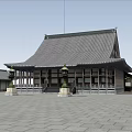 Chinese ancient building 3d model