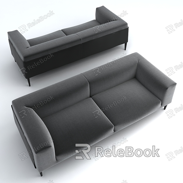 modern double sofa sofa model