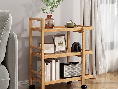 Storage Rack Living Room Storage Rack Book Ornaments Jewelry Ornaments Picture Frame model