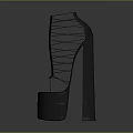 Modern High Heels With Lace Up Straps And Platform Heel Design