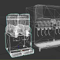 Commercial Beverage Equipment Featuring Two Tank Fresh Drinks And Multi Dispenser Cold Drinks