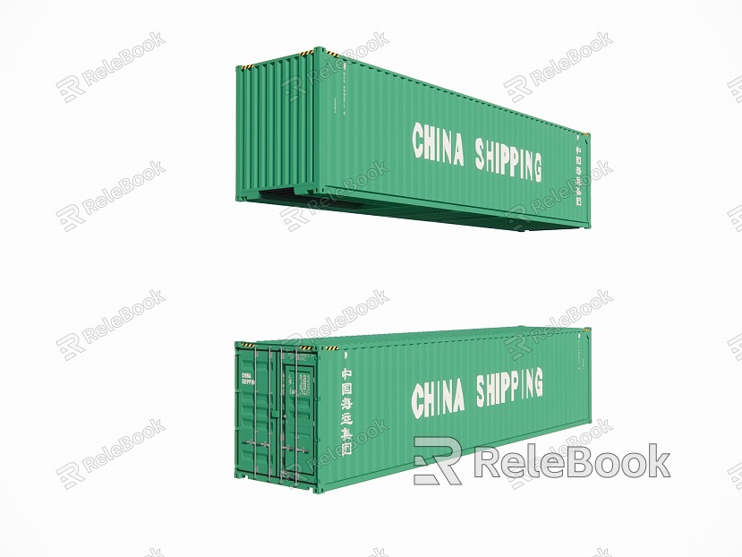 Container 40 feet freight container China ocean shipping model