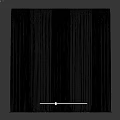 Dark And White Double Layer Curtains With Sheer Panels And Pleated Design 3d model