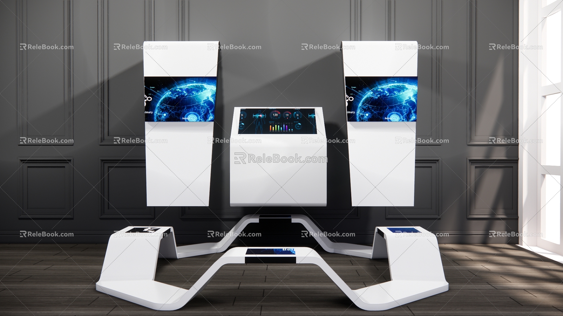 modern all-in-one machine 3d model