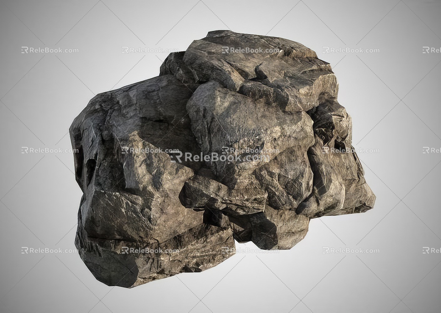 Landscape stone rockery stone stone block 3d model