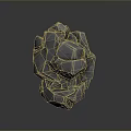Rock Block Rock Block Rock Specimen Boulder Big Stone Block Rock Stratum Rock Stratum Rock Stratum Rock 3d model