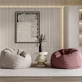 Modern Lazy Sofa Lazy Sofa Corner Combination 3d model