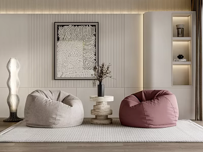 Modern Lazy Sofa Lazy Sofa Corner Combination 3d model