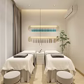 Stylish Modern Hair Salon Interior Design With Comfortable Chairs Mirrors Lighting And Marble Counters