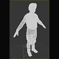 SWAT Black Protective Outfit With Full Tactical Equipment And Gear