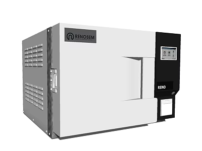 Renson SMAD Modern White And Black Kitchen Appliance With Digital 3d model