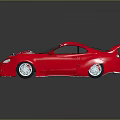 Pink Modified Sports Cars With Rear Spoilers Open Hood And Engine