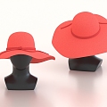 Sun Hat Beach Hat Beach Hat Casual Hat 3d model