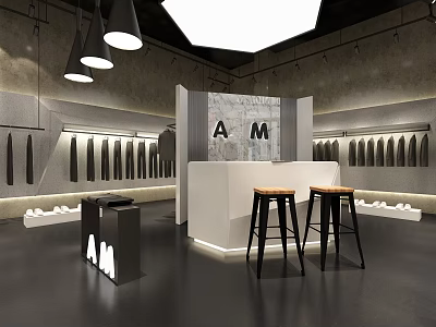 Industrial LOFT Clothing Store 3d model Industrial LOFT Clothing Store 3d model