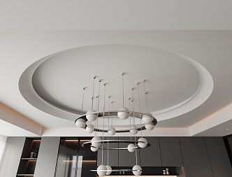 Ceiling Circular Ceiling 3d model