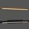 Modern Minimalist Wall Lamps With Sleek Metal Design In Gold And Black Finishes