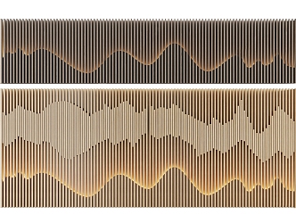 New Chinese background wall Grille background wall 3d model