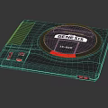 Modern game console Nintendo game console 3d model