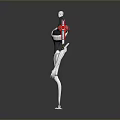 Robot Assistant Small Robot Butler Robot Butler Figure Game Figure 3d model