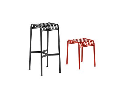 Modern Bar Stool Bar Stool Sitting Stool Combination 3d model