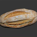 Freshly Baked Artisan Bread With Golden Crust And Soft Interior